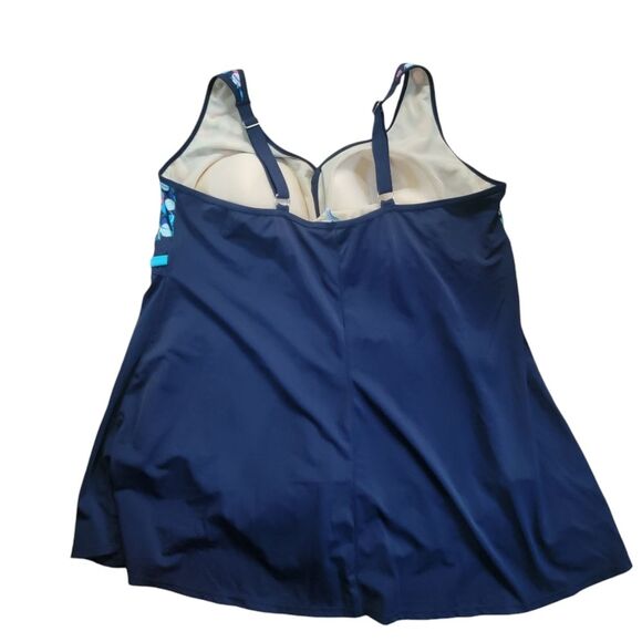 SWIM 365 polka dot swimdress swimsuit size 26w - Picture 3 of 7